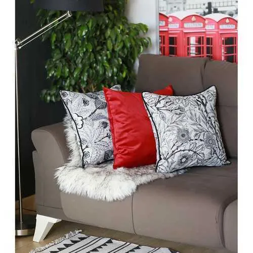 17"x 17" Jacquard Forest Breath Decorative Throw Pillow Cover