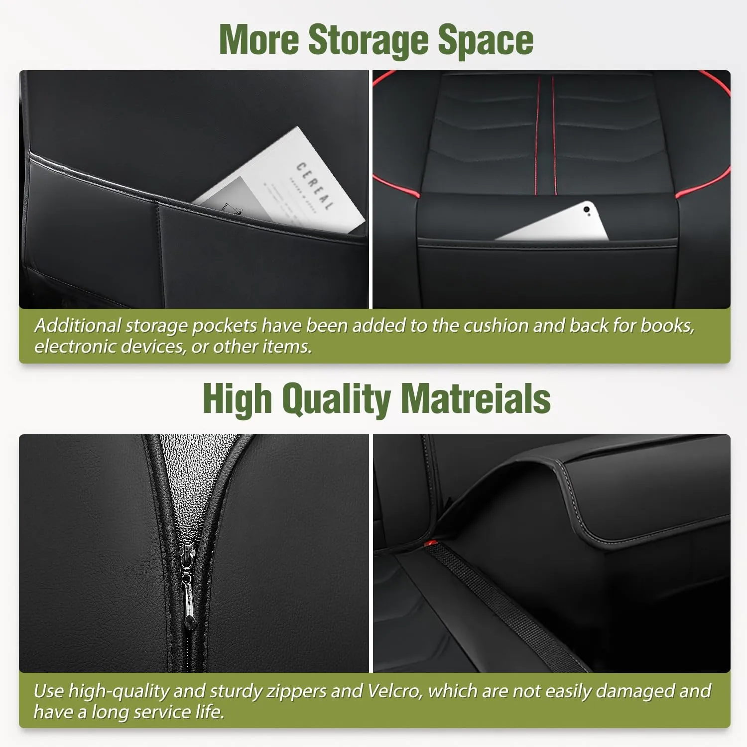 2007-2024 Jeep Wrangler JK JL 4Door Seat Covers