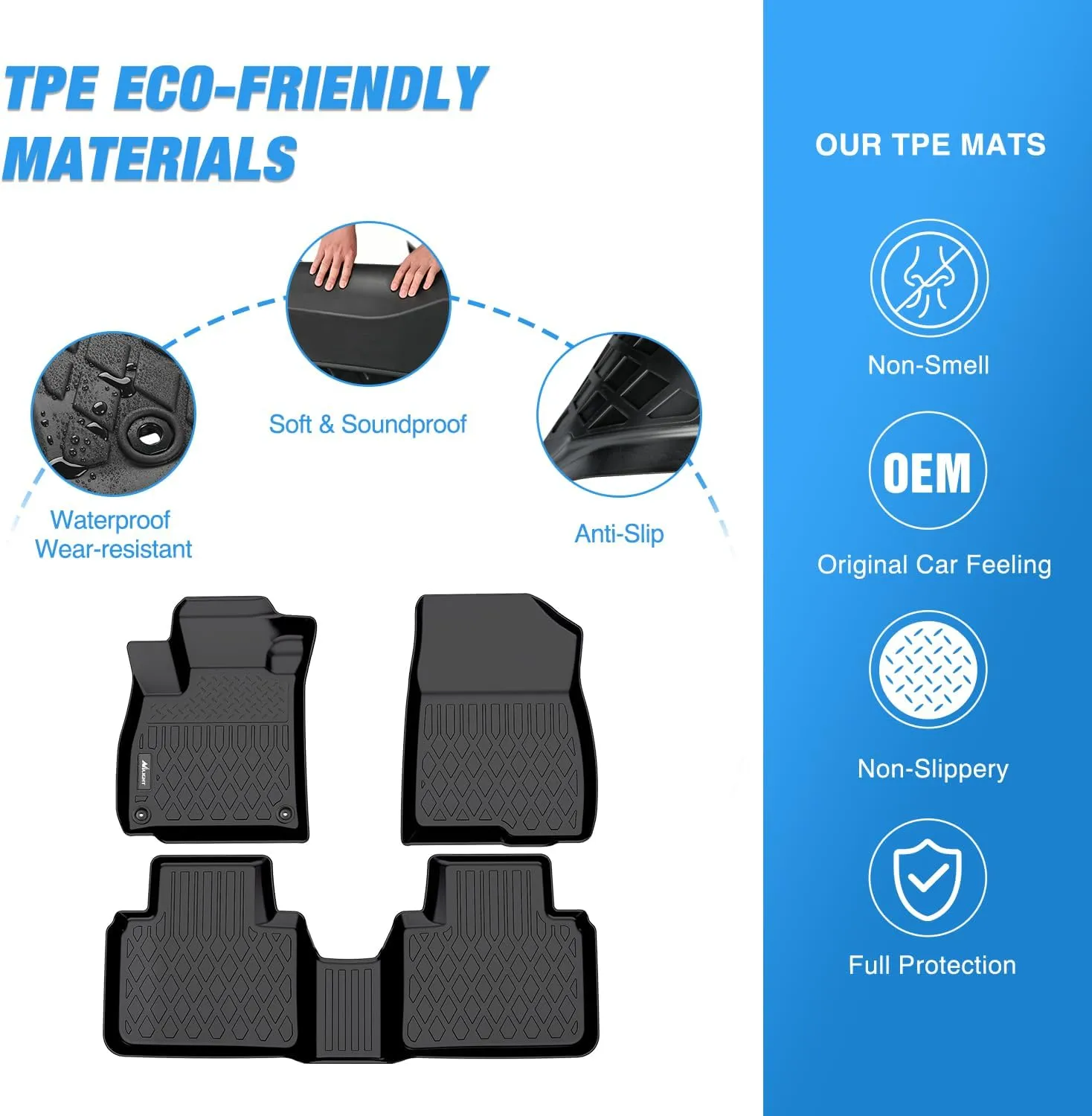 2018-2022 Honda Accord TPE Floor Mats