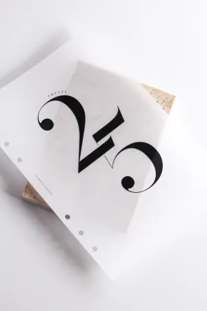 2025 Decorative Vellum Planner Dashboard