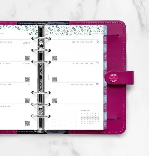 2025 Filofax Refill - Personal Week On Two Pages, Garden