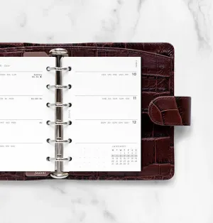 2025 Filofax Refill - Pocket Minimal Weekly View, Multilanguage