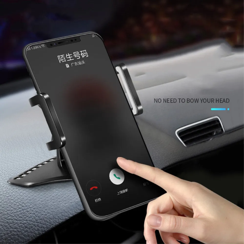 3 in 1 Car GPS Smartphone Holder: Dashboard / Visor Clamp   AC Grid Clip for Azumi A50C  - Black