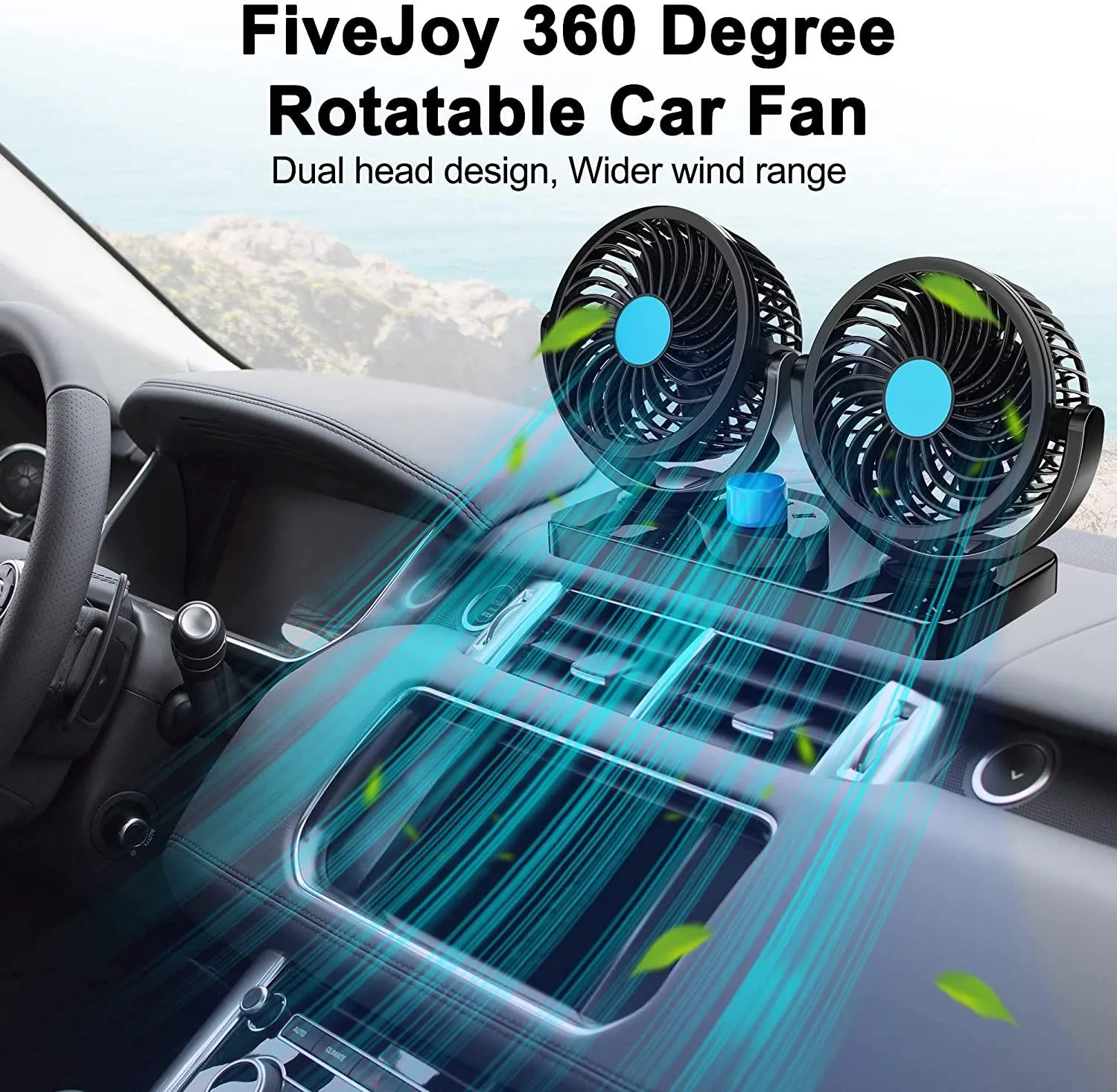 360 Degree Rotatable Car Fan