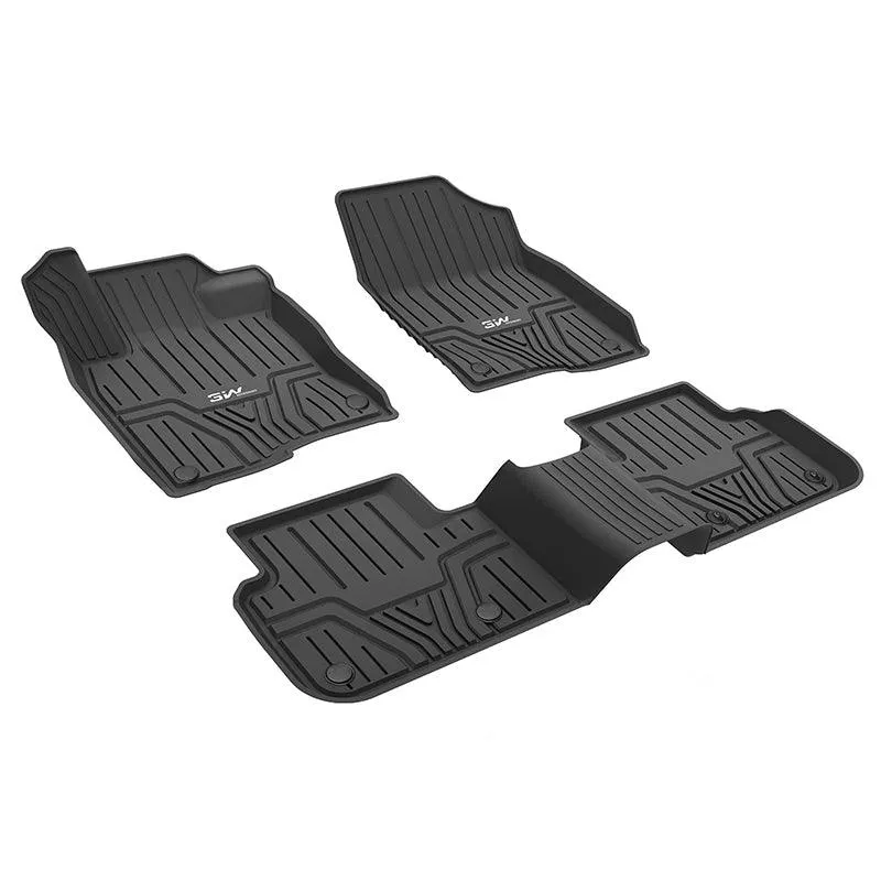 3W Honda Civic 2022-2025 (Non Hatchback) Custom Floor Mats Cargo Liner TPE Material & All-Weather Protection
