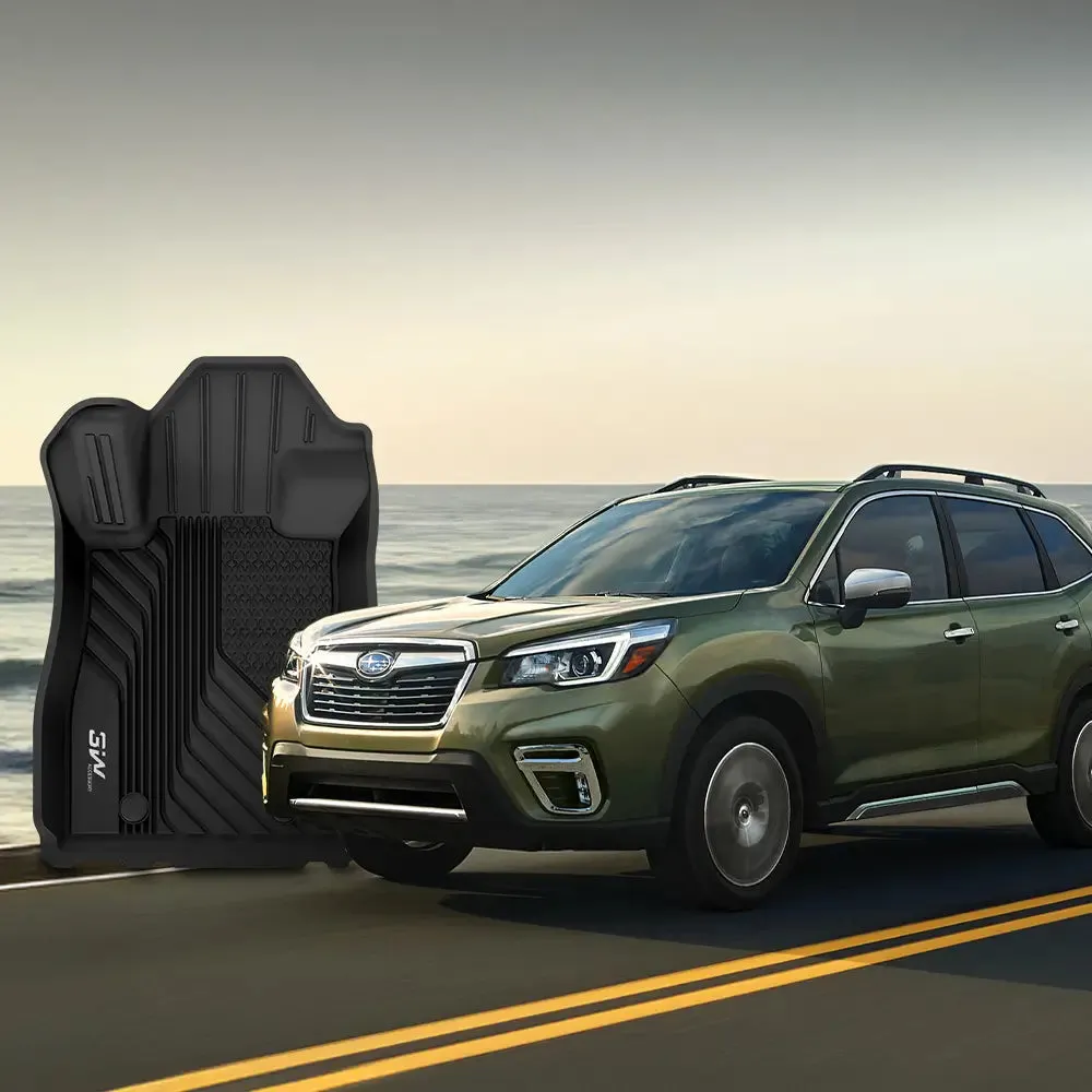 3W Subaru Forester 2019-2024 Custom Floor Mats TPE Material & All-Weather Protection