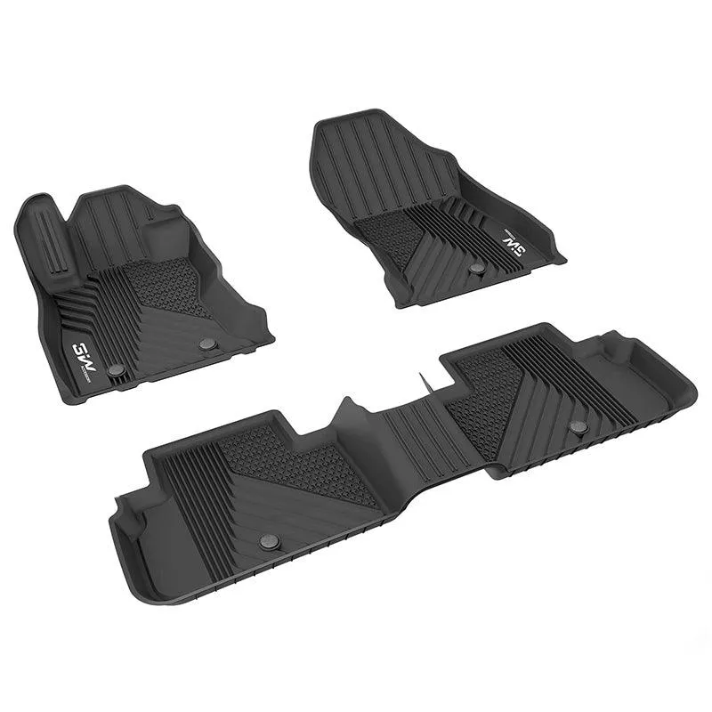 3W Subaru Forester 2019-2024 Custom Floor Mats TPE Material & All-Weather Protection