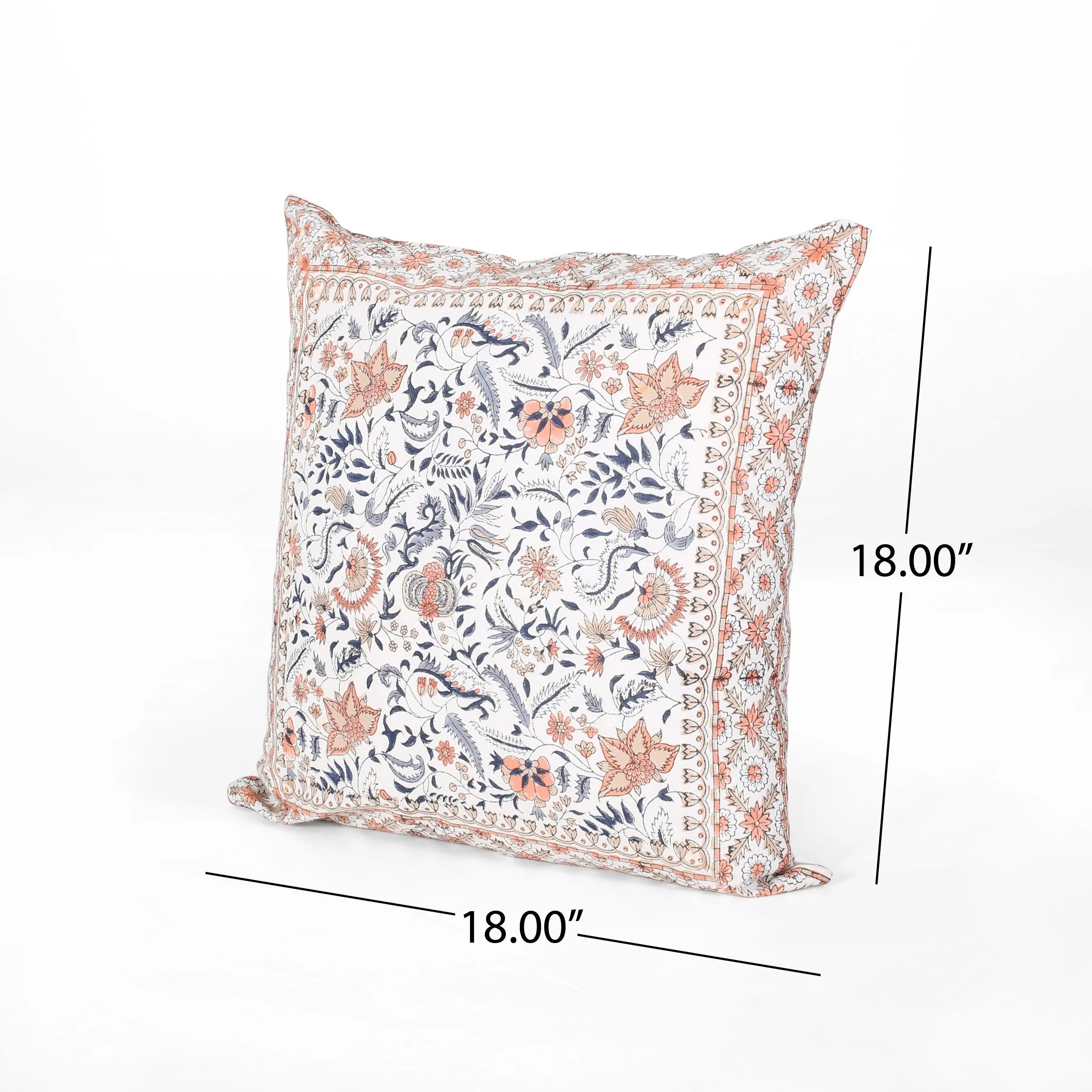 Aalasia Modern Fabric Throw Pillow Cover (Set of 2)