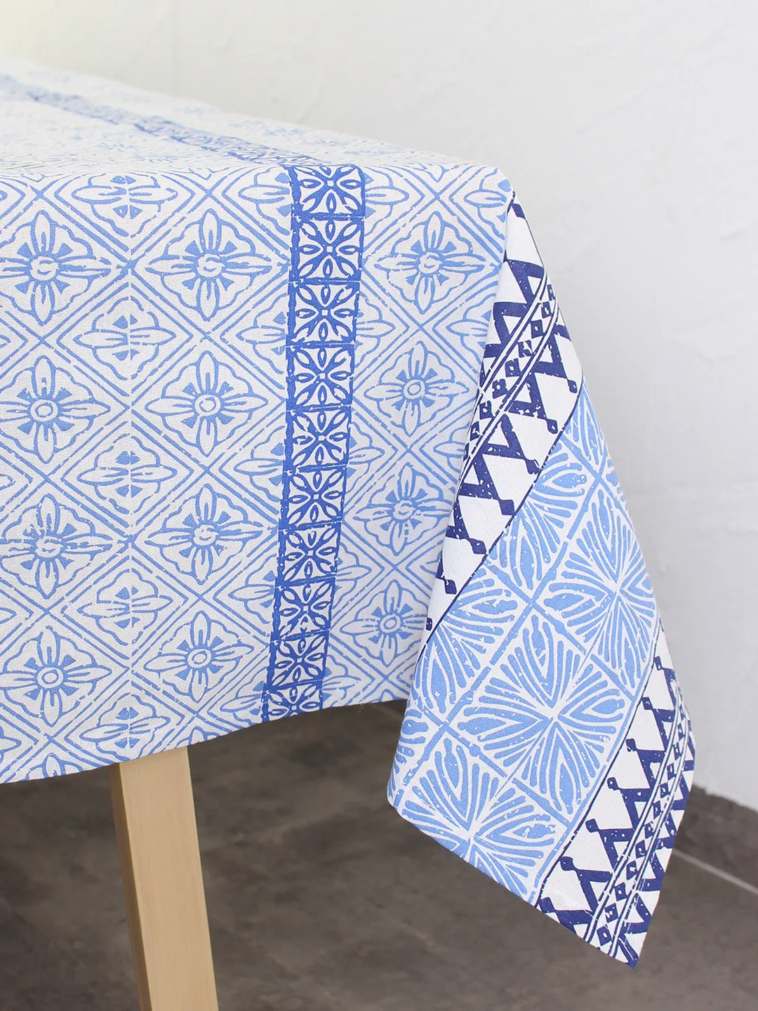 Alankaar Table Cover (Blue)