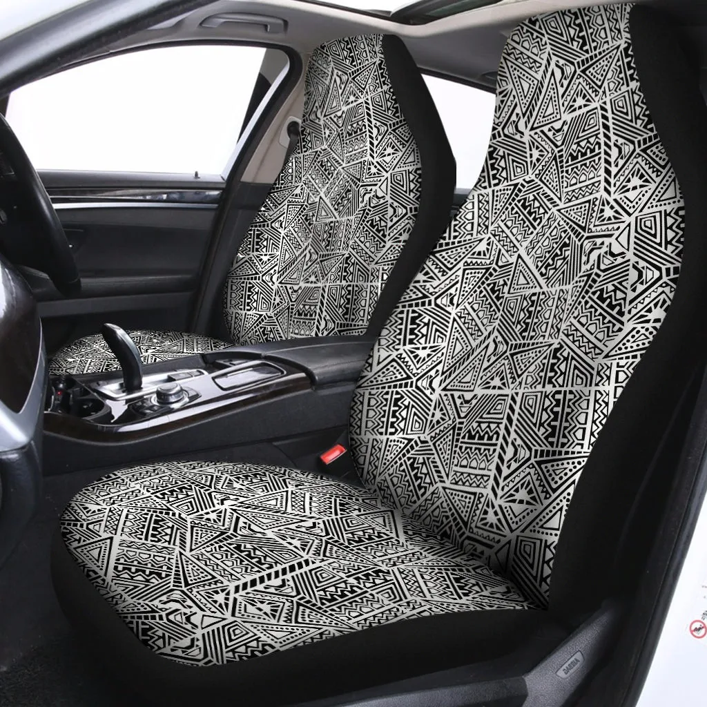 Ancient Aztec Tribal Pattern Print Universal Fit Car Seat Covers