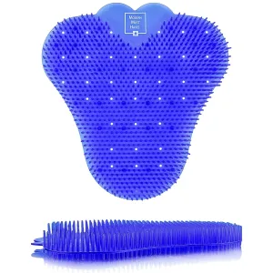Anti-Splash Deodorizer Urinal Screen Mats (10 Pack) | Premium Long Bristle Splash Reducing Urinal Cake | Lasting Odor Freshener | Ideal for Bathrooms, Restrooms in Restaurants, Bars, Schools & Offices