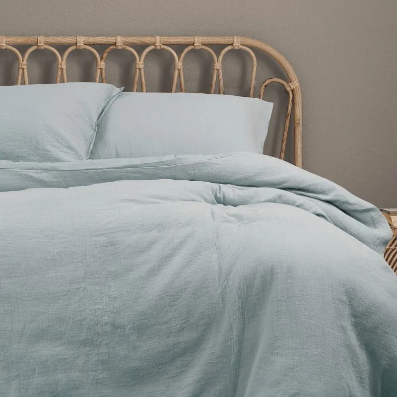 Ardor Boudoir Earth Double Gauze Chambray Quilt Cover Set