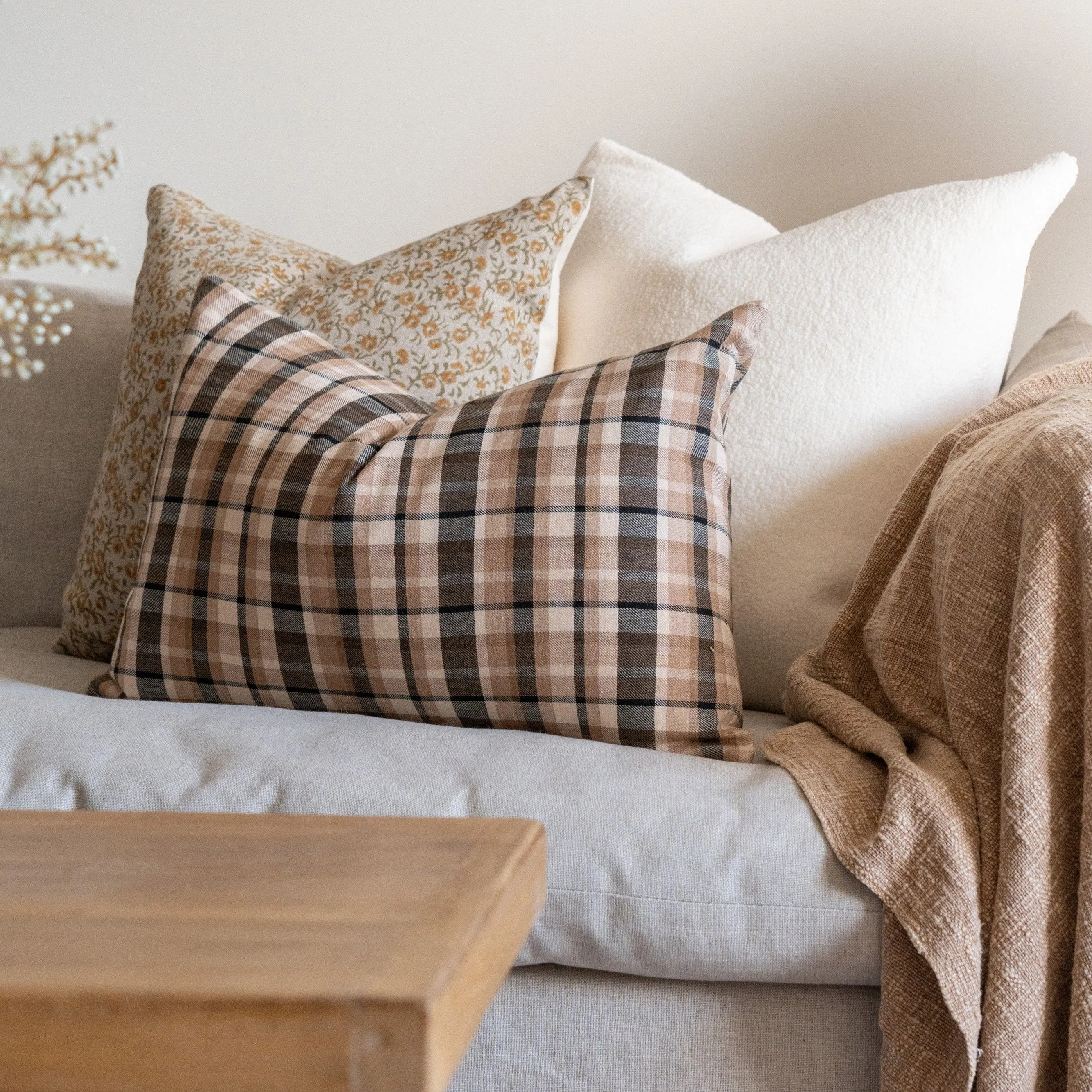 Austin Plaid Pillow Cover