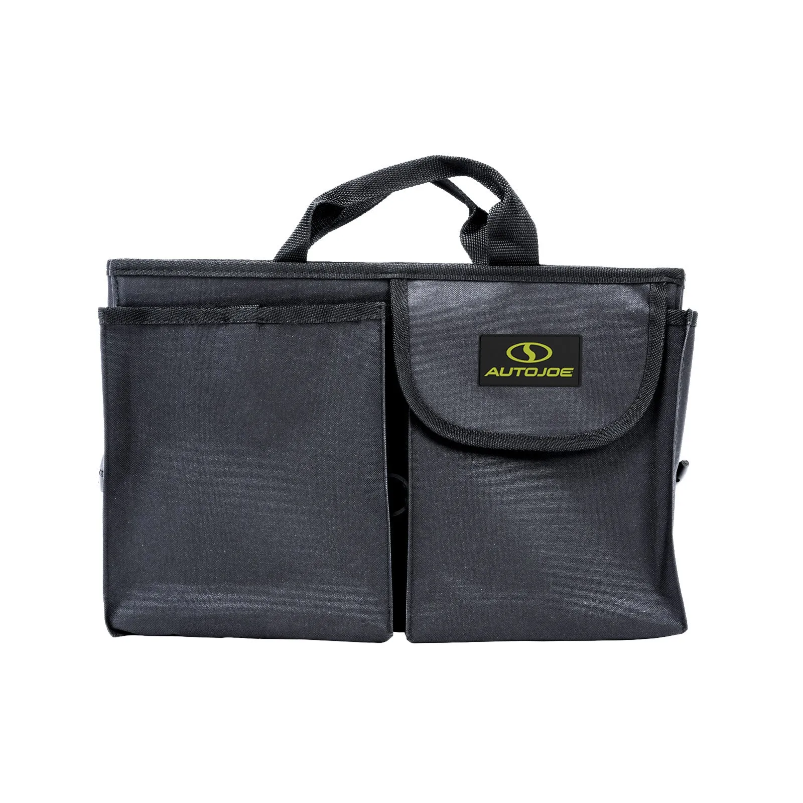 Auto Joe ATJ-CTSO-BLK Collapsible Auto Storage Organizer | w/ Anchor Straps and Toggle Fasteners for Hold Security | Adjustable Strap | Rip Resistant
