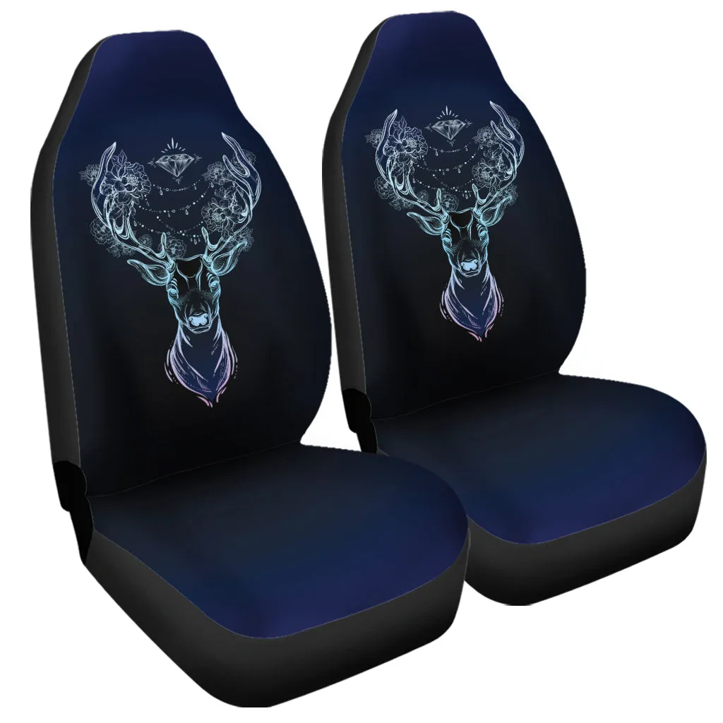 Bohemian Spiritual Deer Print Universal Fit Car Seat Covers