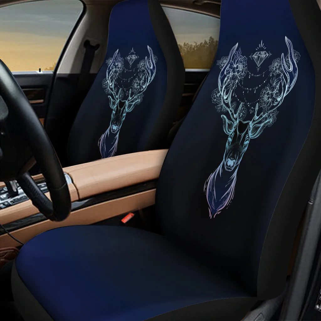Bohemian Spiritual Deer Print Universal Fit Car Seat Covers