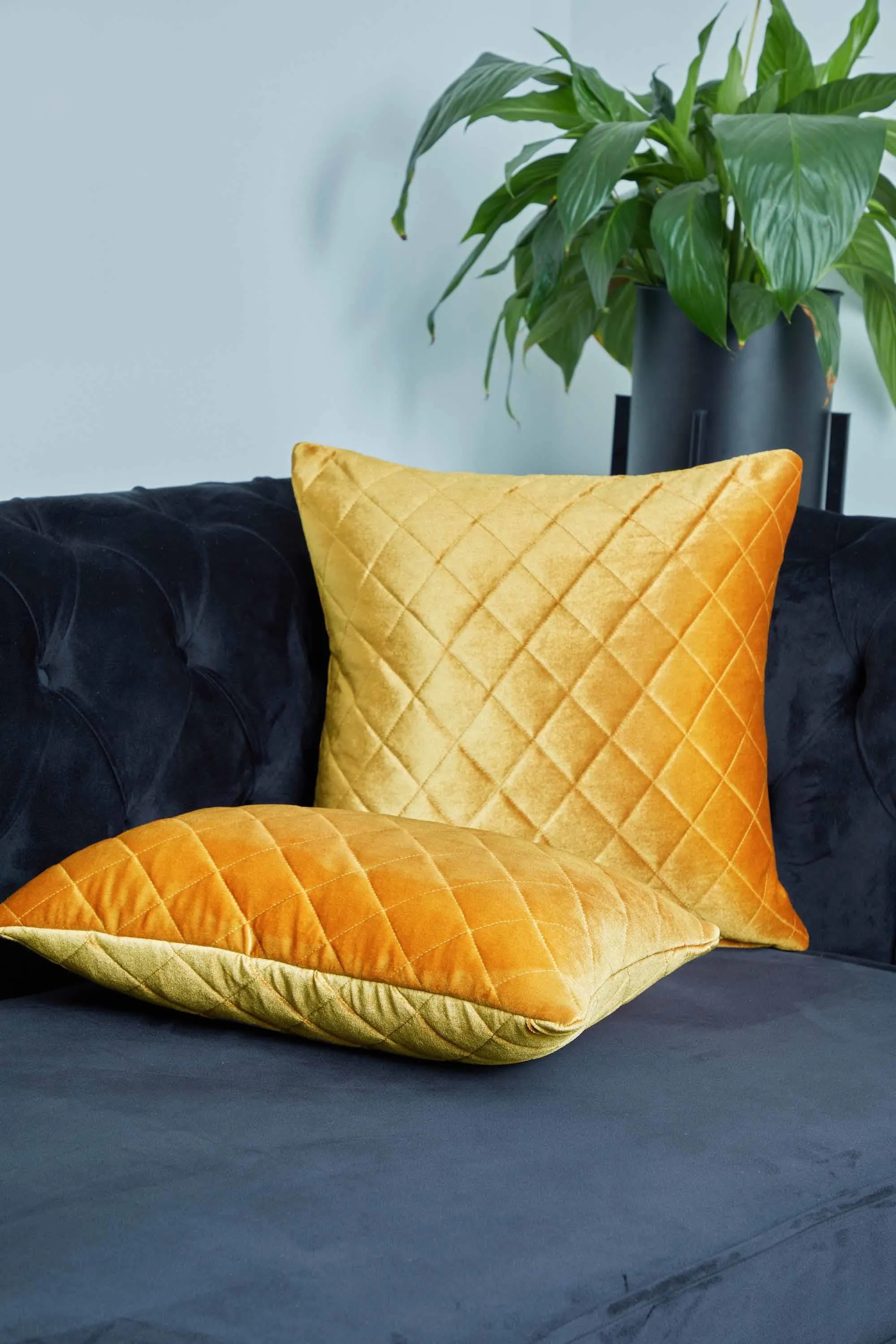 Boho Style Throw Pillow Cover made from Velvet, Decorative 18x18 Inches Quilted Handmade Pillow Cover for Modern Home Decoration,K-330