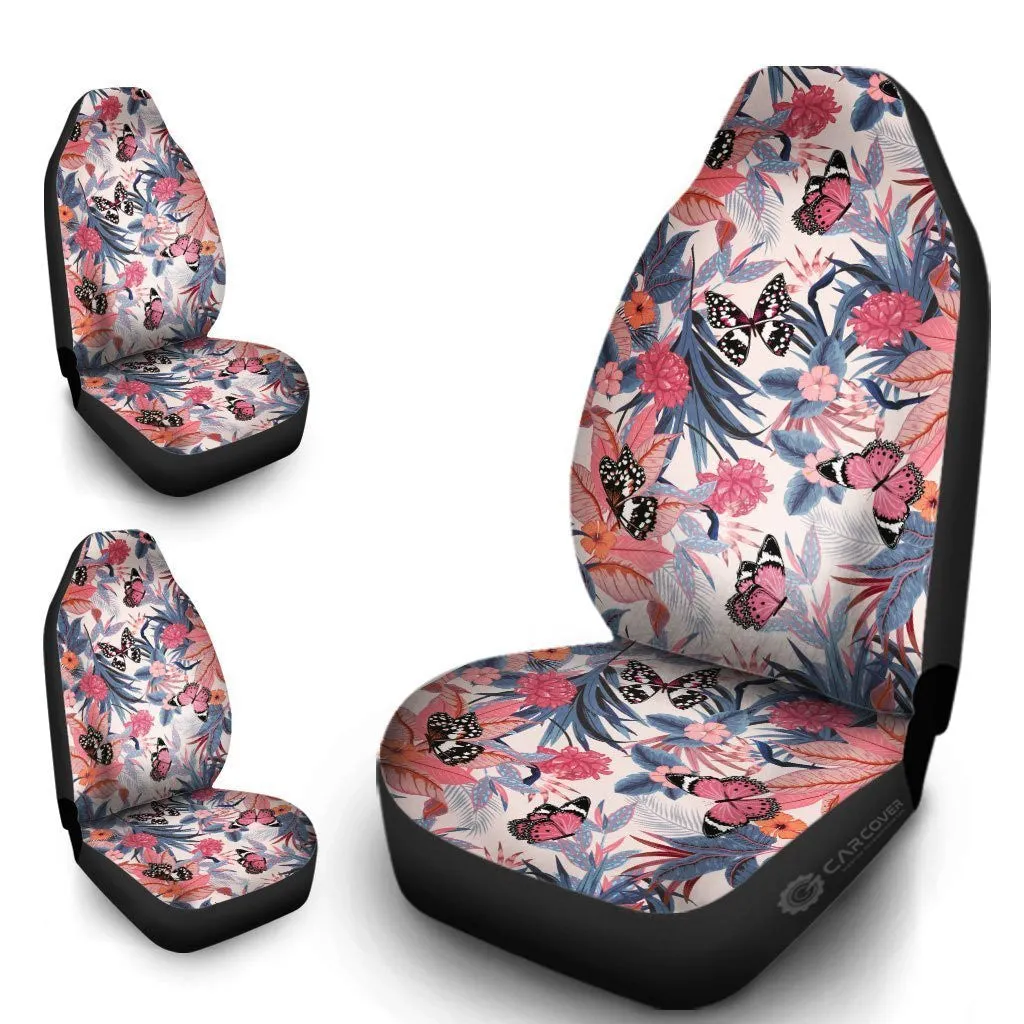 Butterfly Car Seat Covers Custom Vintage Hawaiian Car Accessories
