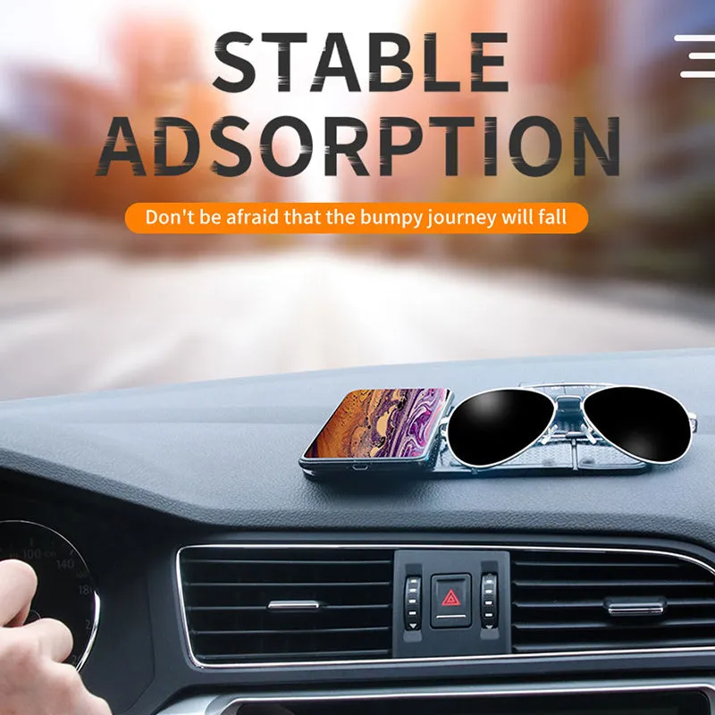 Car Folding Non-Slip Pad Dashboard Sticky Mat Phone Sunglasses Holder
