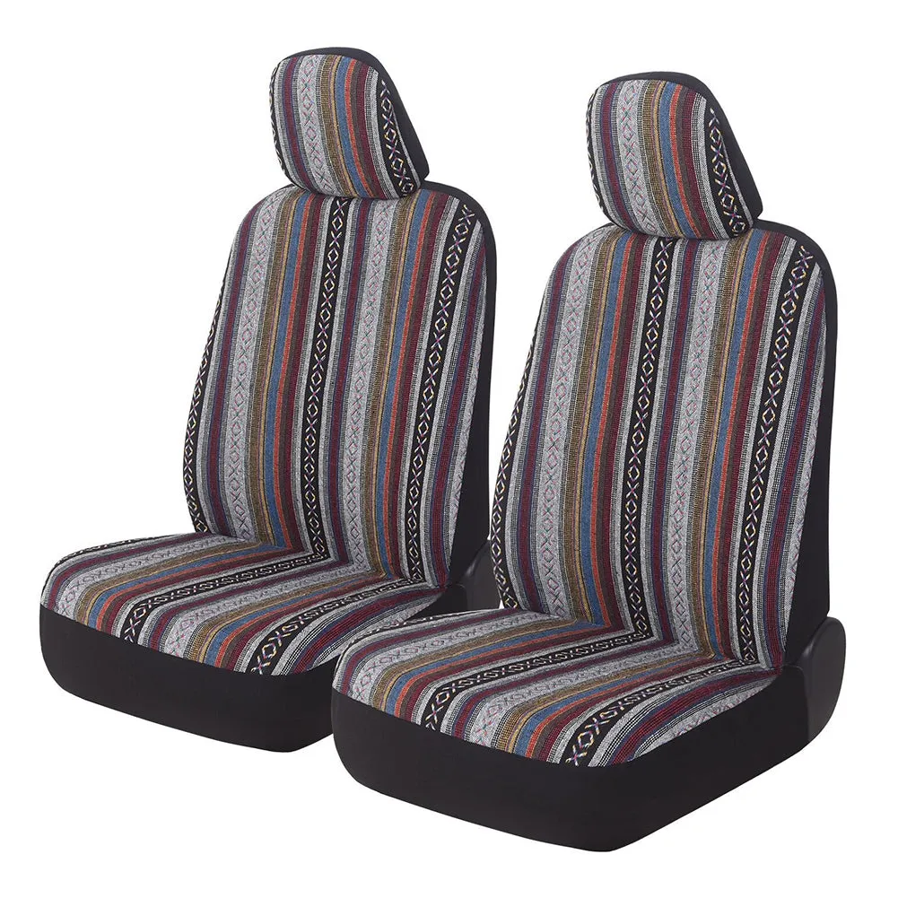 Car Seat Covers Stripe Multicolor Stripe Boho Print Automotive