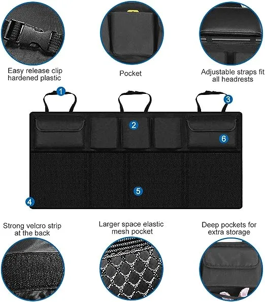 Car Trunk Organizer- Backseat Hanging Car Organizer