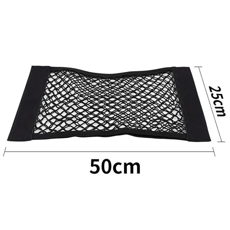 Car Trunk Organizer Double Layer Elastic Storage Mesh Net