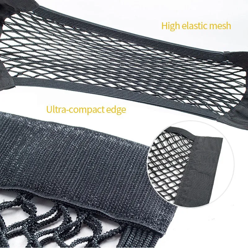 Car Trunk Organizer Double Layer Elastic Storage Mesh Net