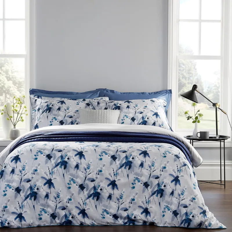 Christy Nina Ink Cotton Printed Multi Quilt Cover Set