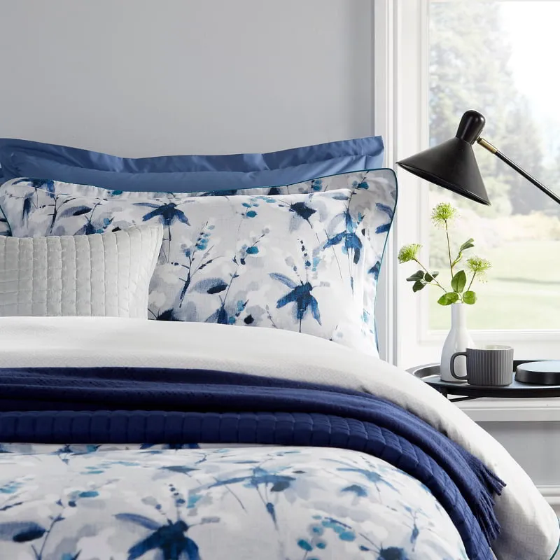 Christy Nina Ink Cotton Printed Multi Quilt Cover Set