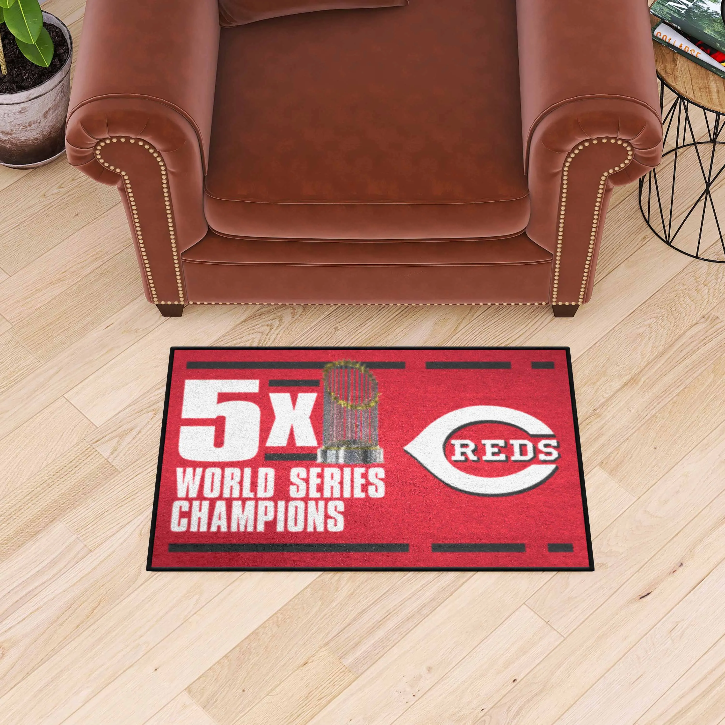 Cincinnati Reds Dynasty Starter Mat Accent Rug - 19in. x 30in.