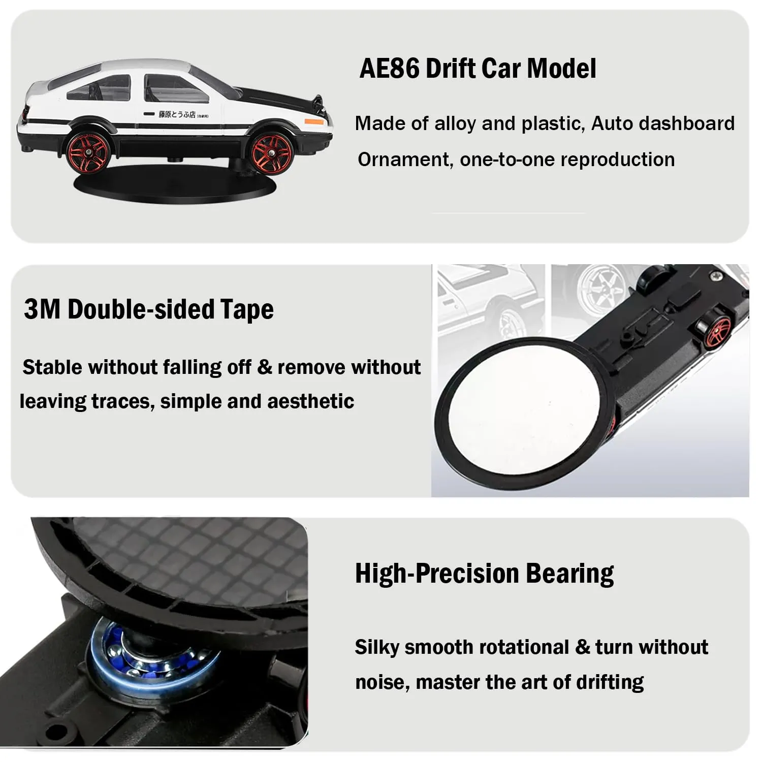 Classic AE86 Drift Car Dashboard Ornament