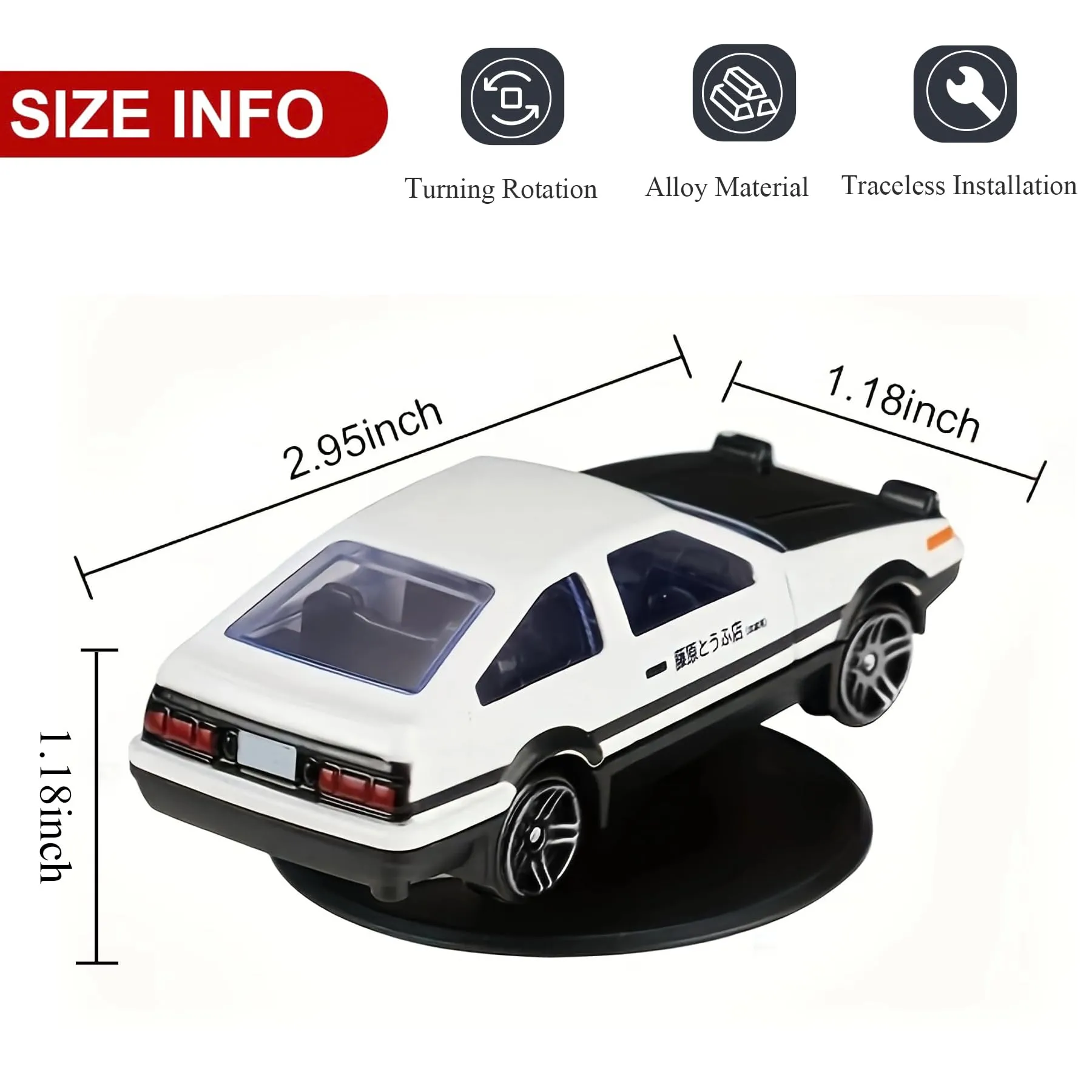 Classic AE86 Drift Car Dashboard Ornament