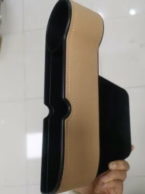 Color: Beige B, style: Driver - PU leather storage box