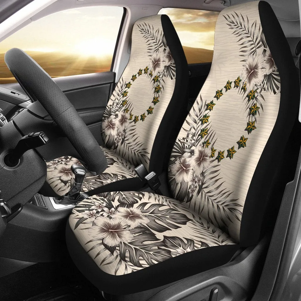 Cook Islands Car Seat Covers The Beige Hibiscus