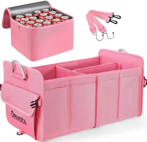 Dewota Trunk Organizer w/ Cooler Bag (PINK)