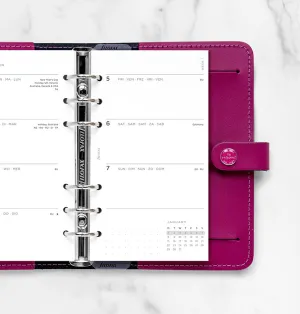 Filofax 2024 Personal Minimal Week On Two Pages Diary Planner
