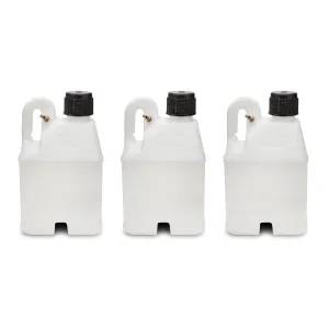 Flo-Fast Stackable Utility Jug - 5 Gallon - White (Set of 3)