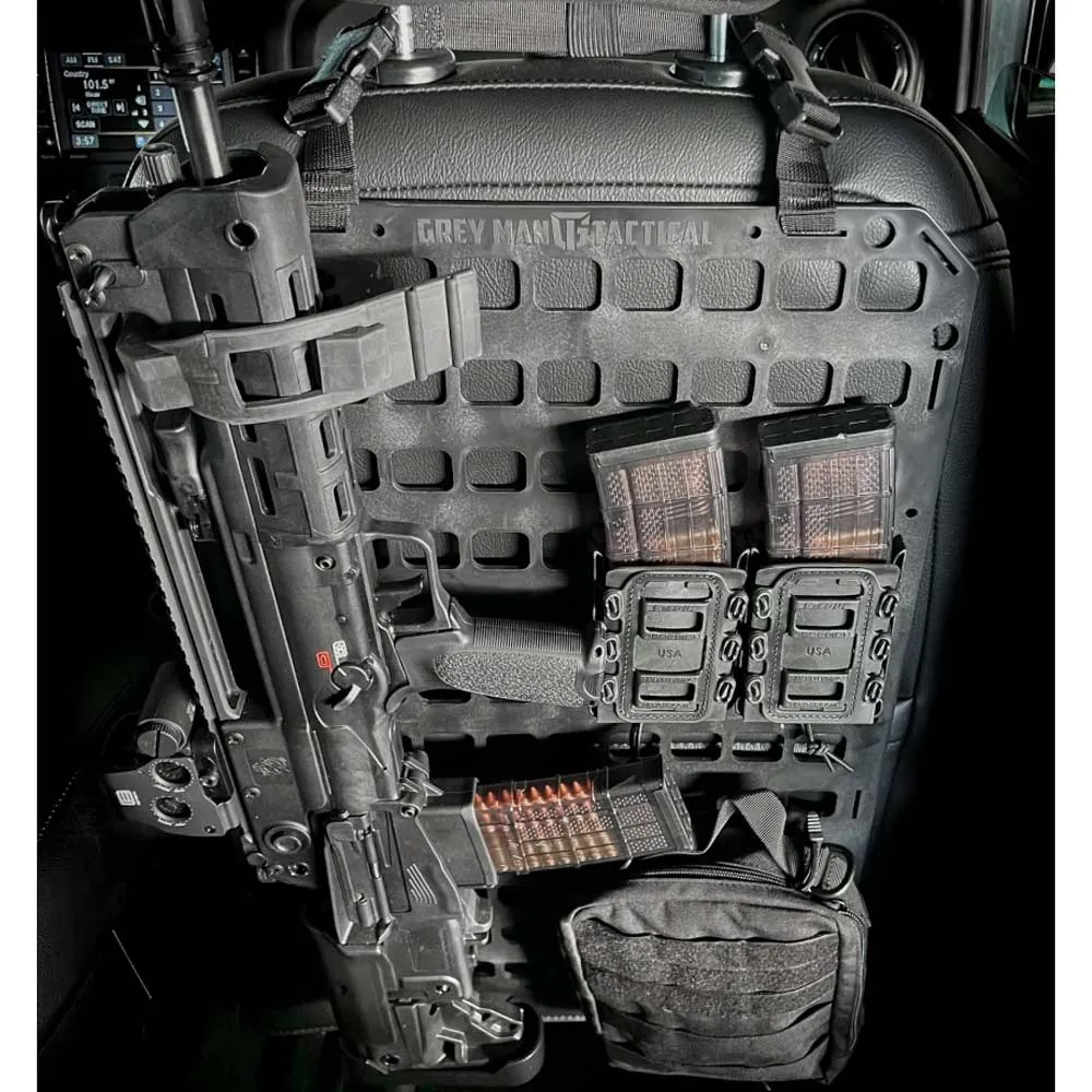 Grey Man Tactical - #202 - Vehicle Rifle Rack - Buttstock Cup Kit   Rubber Clamp - 15.25 x 25 RMP™ Package