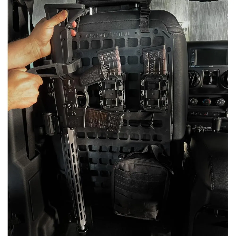 Grey Man Tactical - #203 - Vehicle Rifle Rack - Muzzle Cup Kit   Rubber Clamp - 15.25 x 25 RMP™ Package