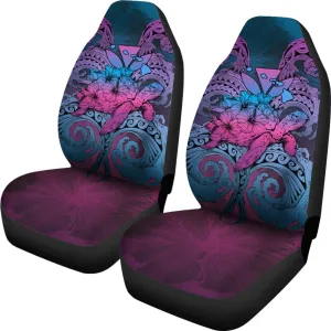 Hawaii Turtle Wave Polynesian Car Seat Cover Hey Style Blue
