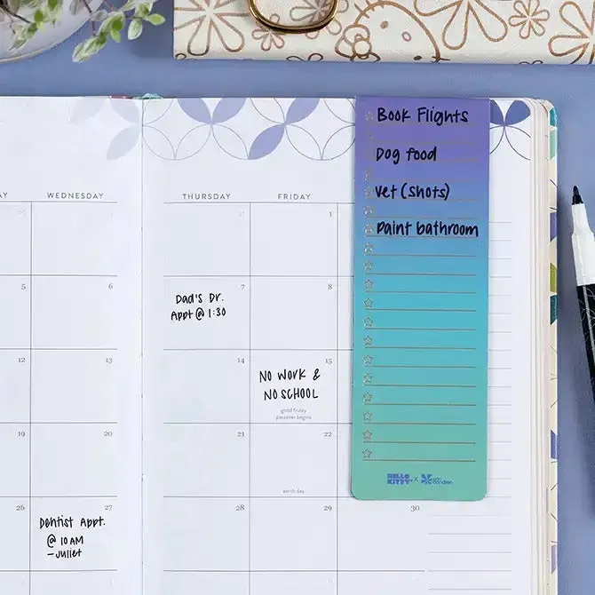 Hello Kitty x Erin Condren To-Do List Magnetic Dashboard