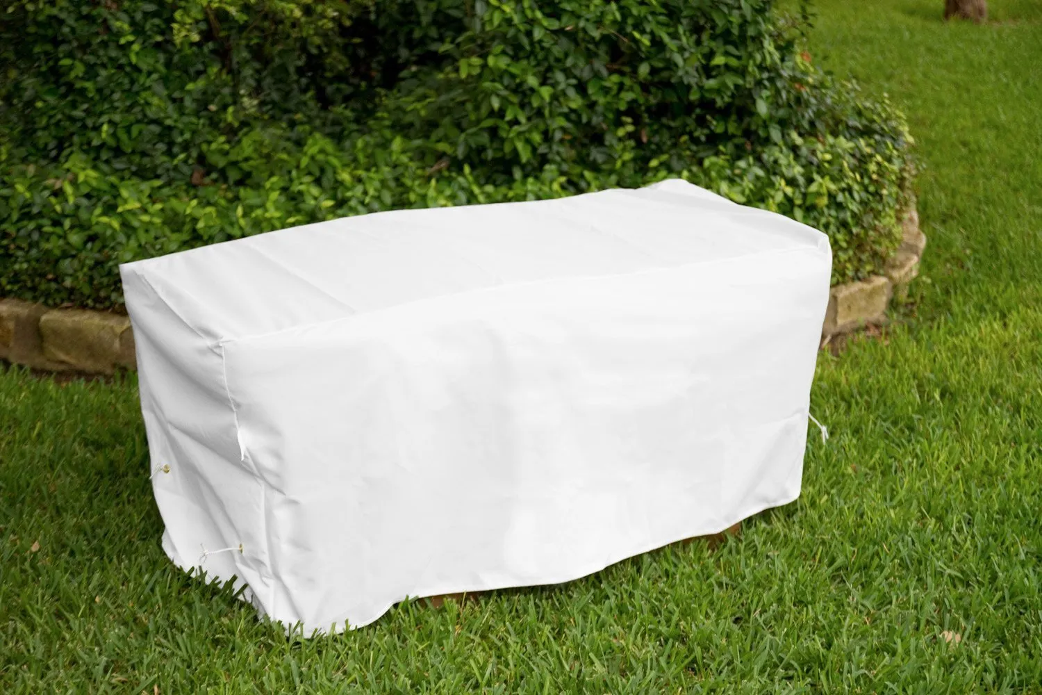 KoverRoos Weathermax 14212 4-Feet Garden Seat Cover, 51-Inch Width by 28-Inch Diameter by 18-Inch Height, White