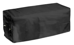 KoverRoos Weathermax 74212 4-Feet Garden Seat Cover, 51-Inch Width by 28-Inch Diameter by 18-Inch Height, Black