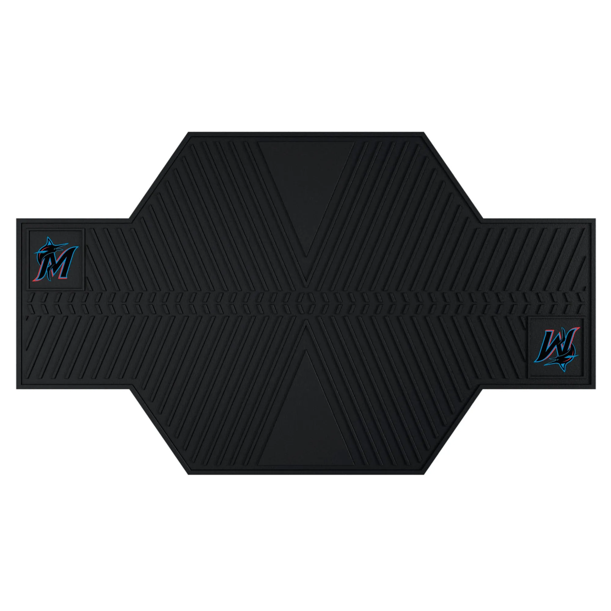 Miami Marlins Motorcycle Mat