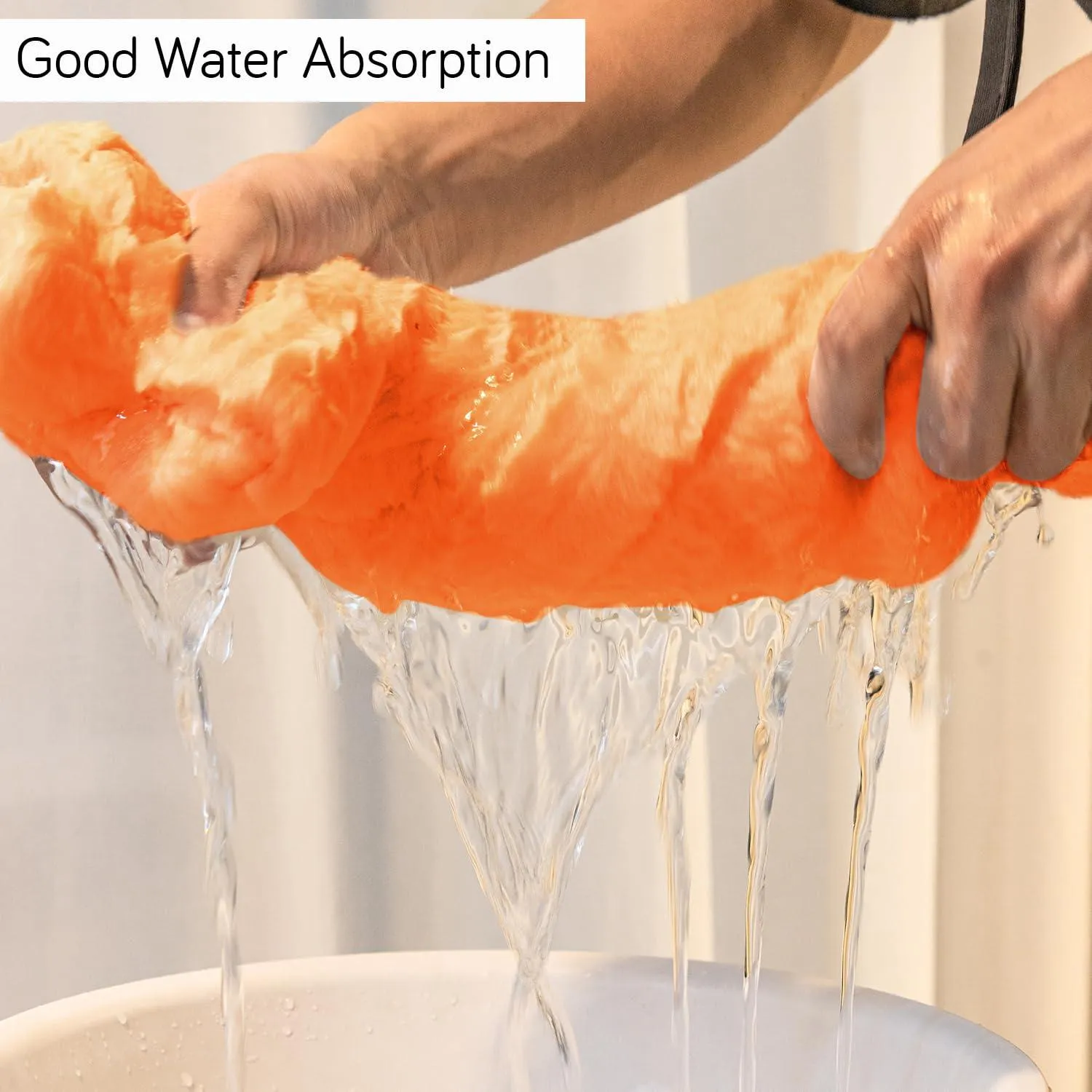 Premium Plush Sofa Cover Mat with 2 Arm Cover, Orange