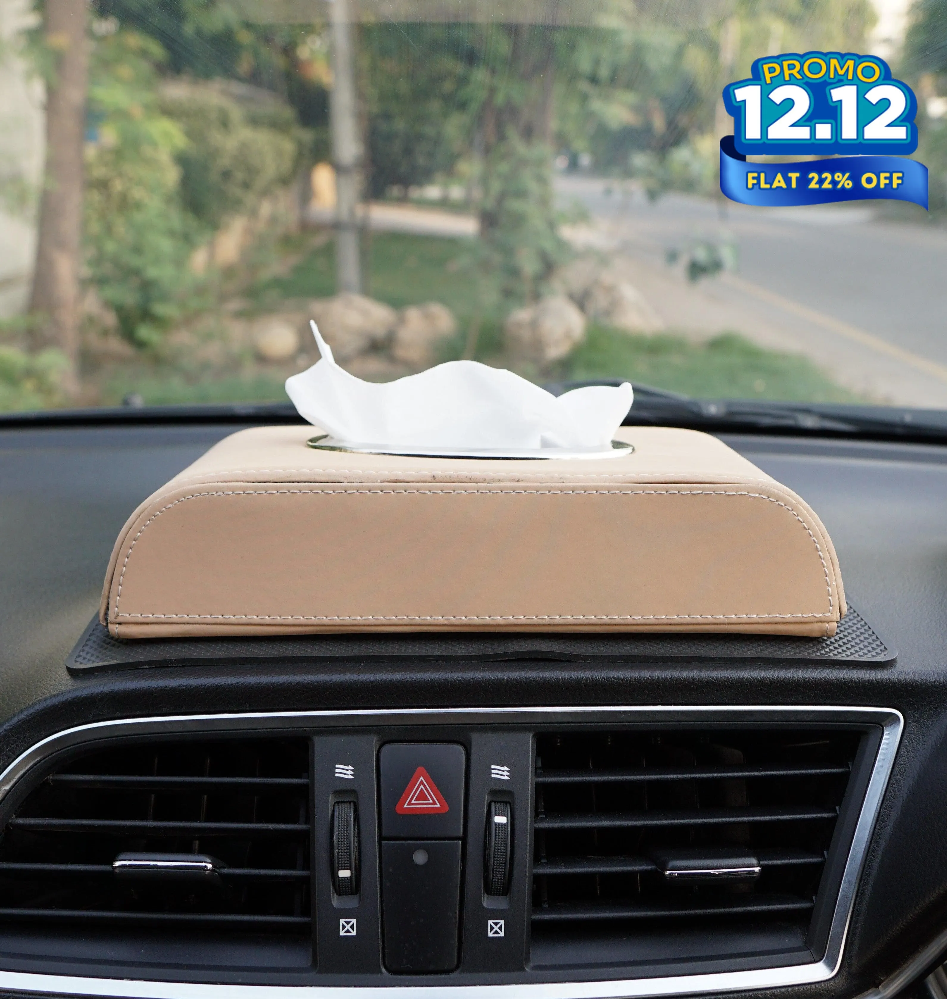 Premium PU Leather Tissue Box
