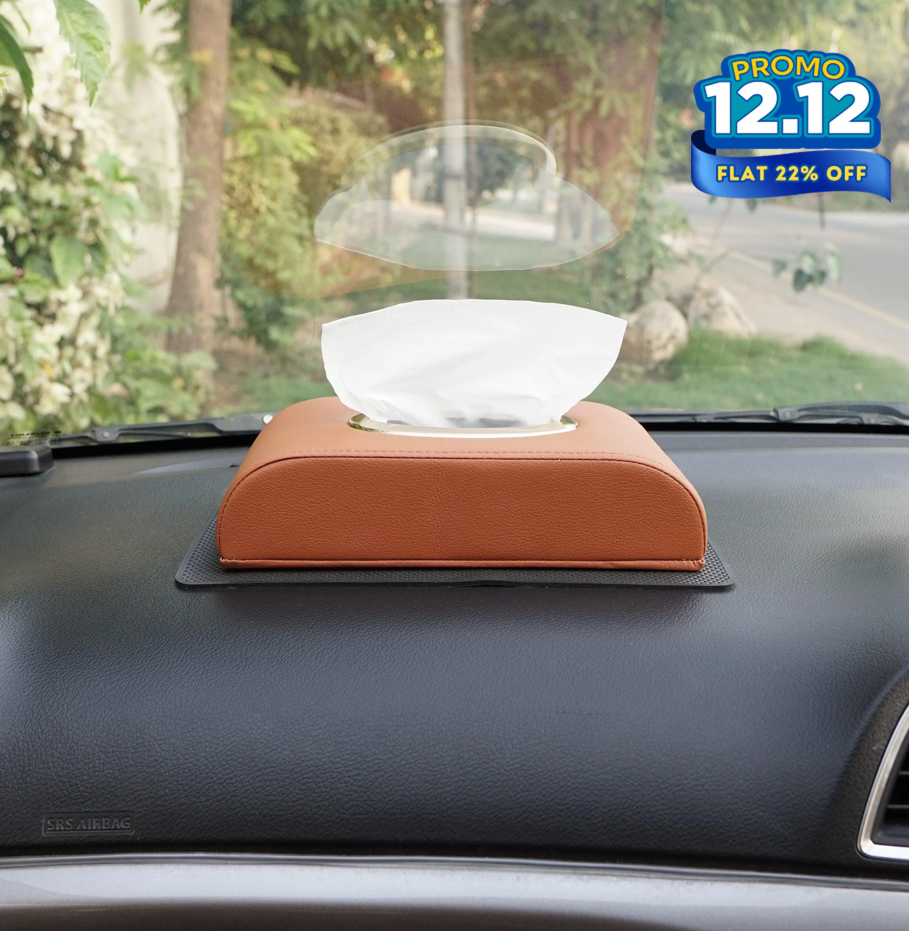 Premium PU Leather Tissue Box