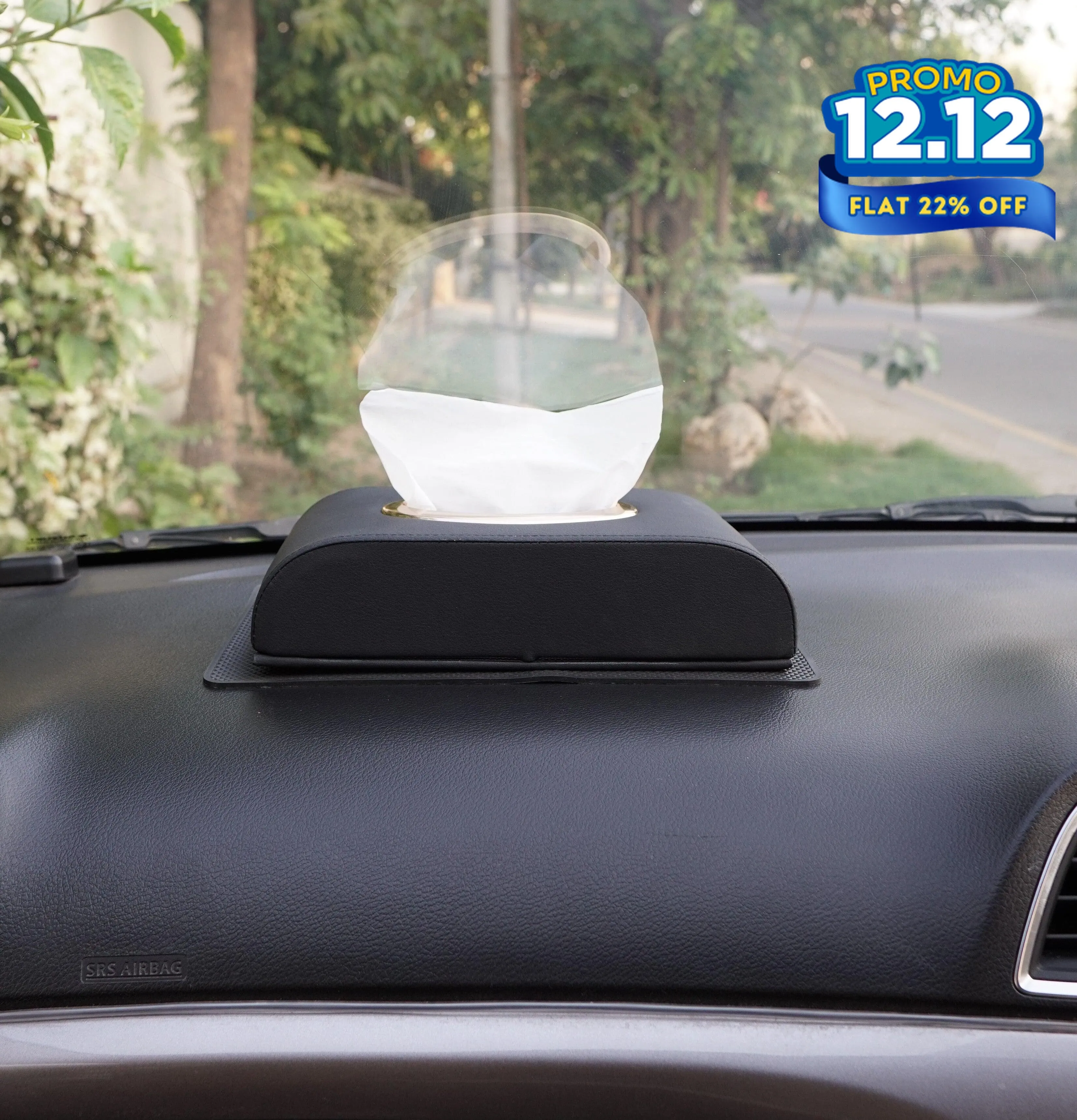 Premium PU Leather Tissue Box