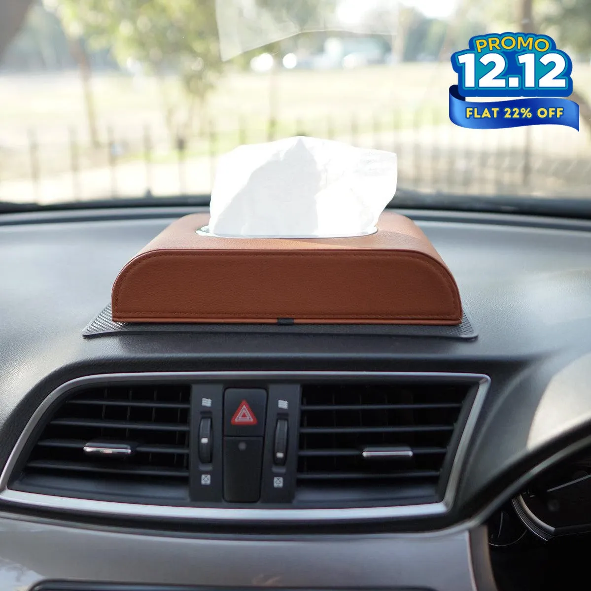 Premium PU Leather Tissue Box
