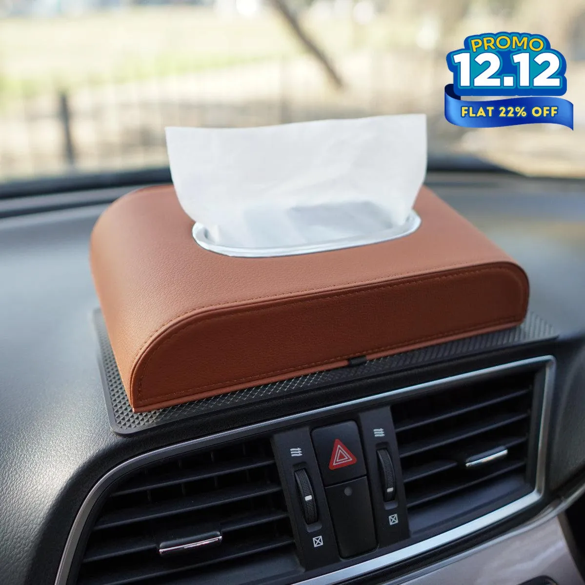 Premium PU Leather Tissue Box